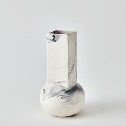 Crocus Vase-Blue Marble