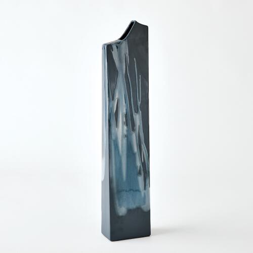 Column Splash Vase-Reactive Blue