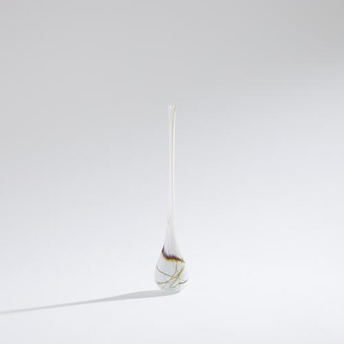 Pollock Bulb Vase-White