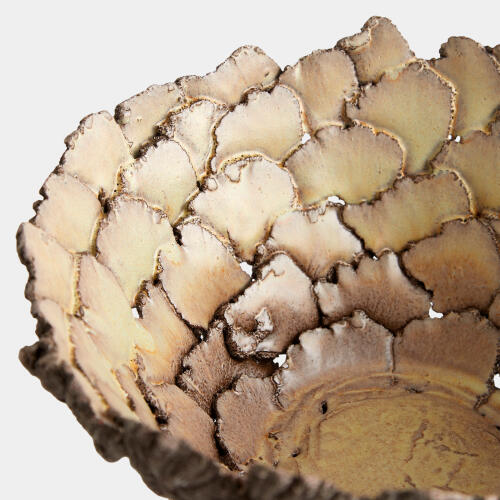 Petaled Pedestal Compote-Natural