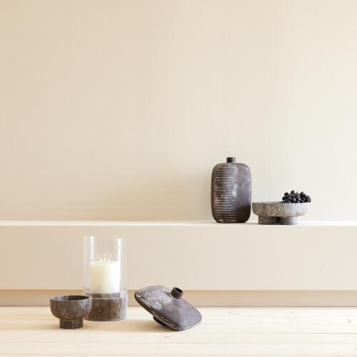 Harbog Lantern Vase-Soot-Wide