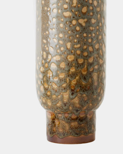 Allium Vase-Gray Splotch-Tall