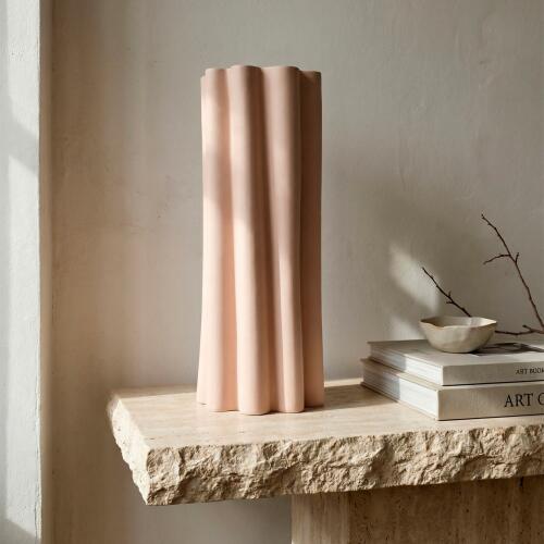 Cirrus Vase-Blush