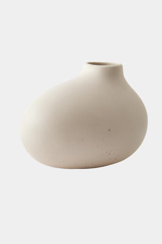 Obey Vase-Ivory-Sm
