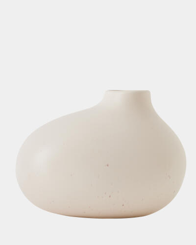 Obey Vase-Ivory-Sm