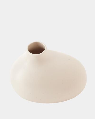 Obey Vase-Ivory-Sm