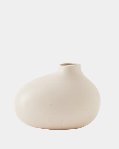 Obey Vase-Ivory-Sm