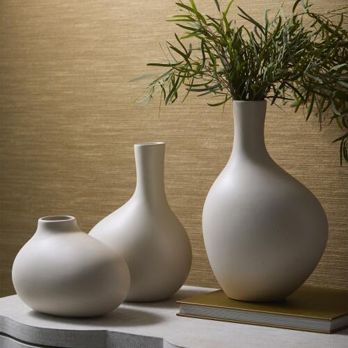 Obey Vase-Ivory-Sm
