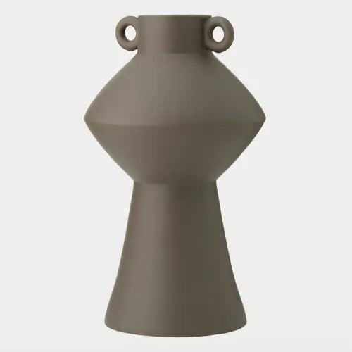 Ruffle Vase-Rings-Clay