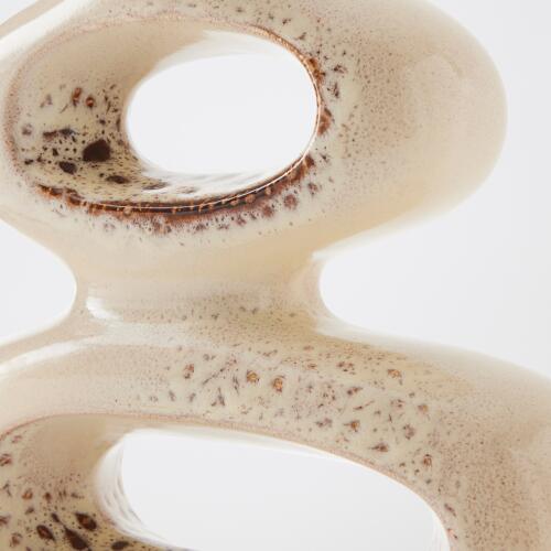 Token Vase-Beige Splotch-Med