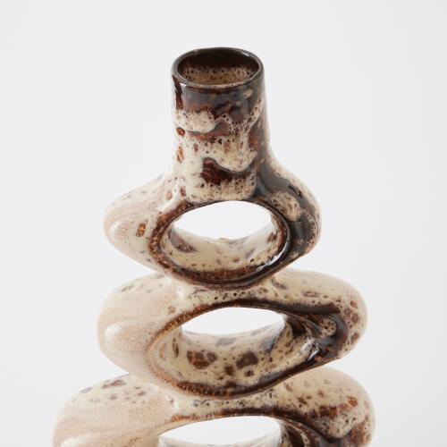 Token Vase-Beige Splotch-Sm