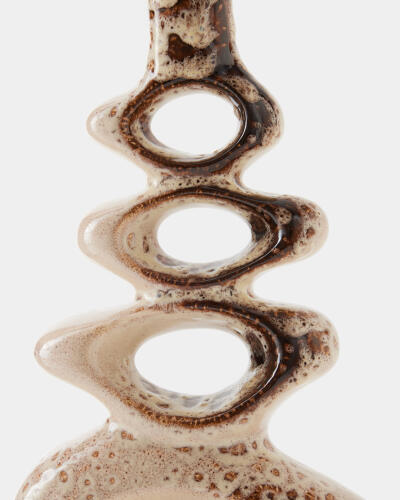 Token Vase-Beige Splotch-Sm