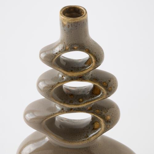 Token Vase-Gray Splotch-Sm