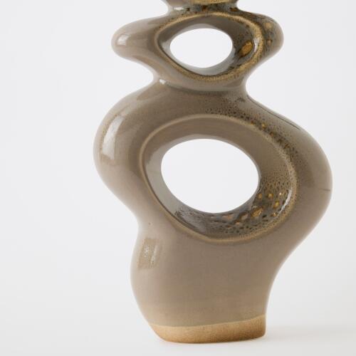 Token Vase-Gray Splotch-Sm