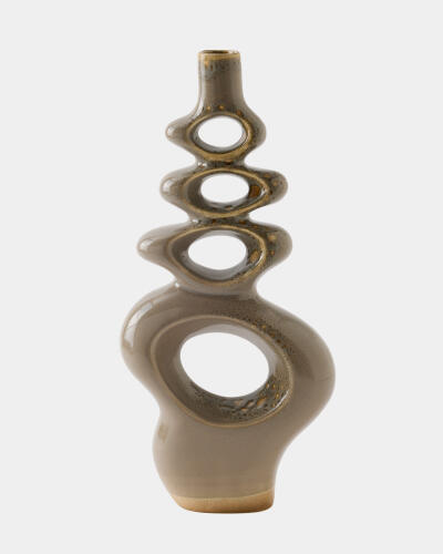 Token Vase-Gray Splotch-Sm