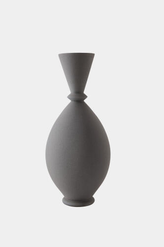 Villa Vase-Graphite-Sm