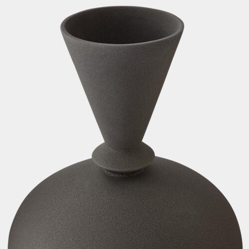 Villa Vase-Graphite-Squat