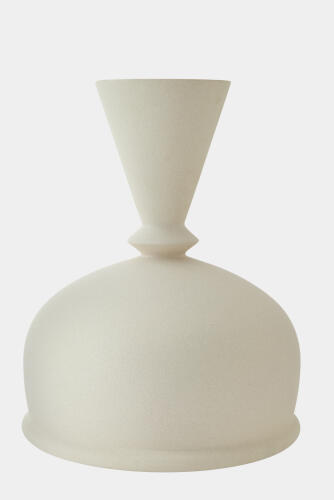 Villa Vase-White-Squat