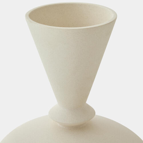 Villa Vase-White-Squat
