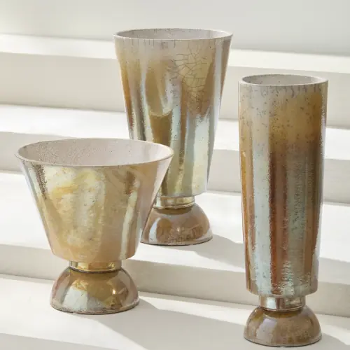 Trophy Vase-Iridescent-Tall