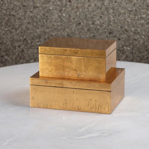 Luxe Gold Leaf Box