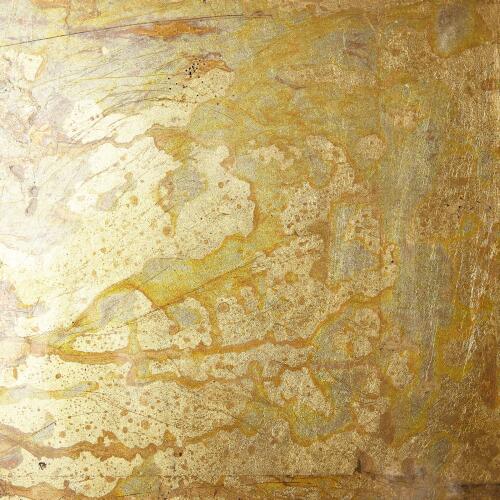 Luxe Gold Leaf Rectangle Tray