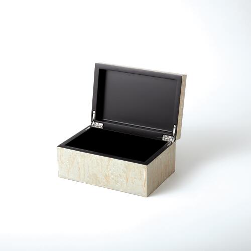 Champagne Silver Leaf Box