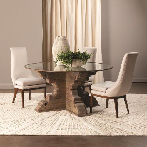 Isabella Dining Chair-Muslin