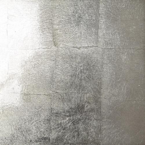 Gunmetal Silver Leaf Rectangle Tray