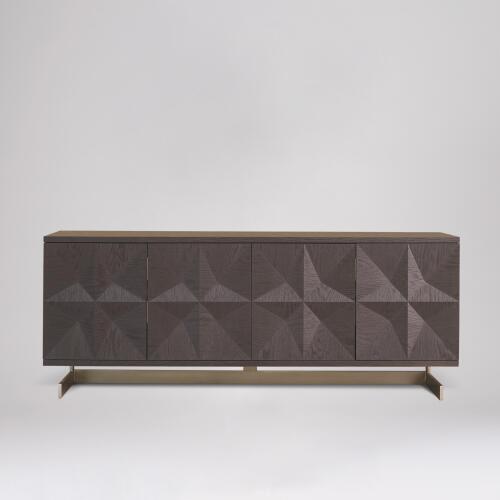 Cantilevered Star Media Cabinet