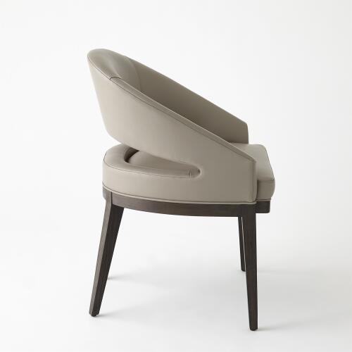 Alcott Dining Chair-Gray Leather