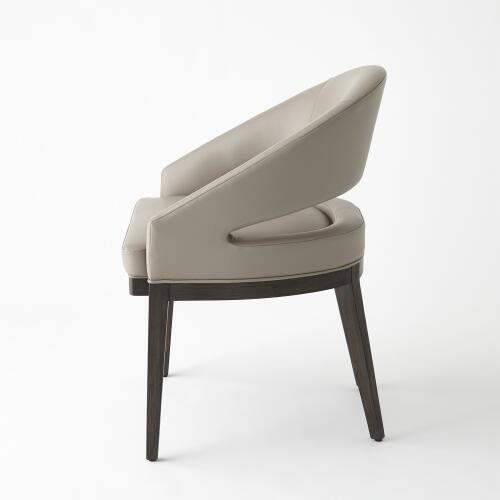 Alcott Dining Chair-Gray Leather