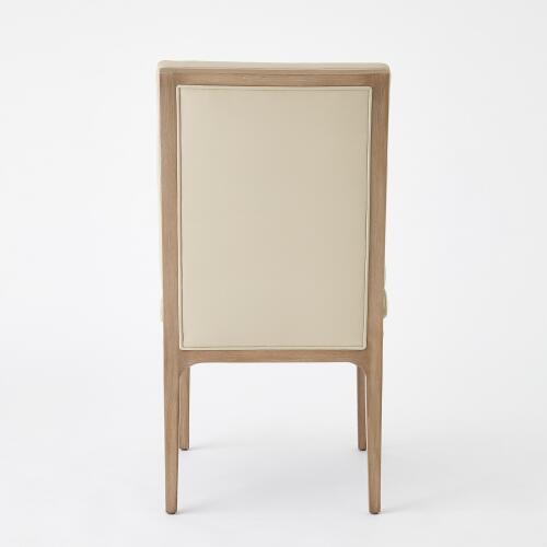 Abbott Dining Chair-Taupe Leather