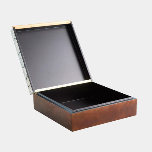 Sandler Eggshell Box-Antique Gold Leaf-Lg