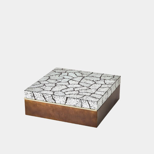 Sandler Eggshell Box-Antique Gold Leaf-Lg