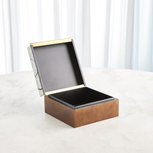 Eggshell Box-Antique Gold Leaf