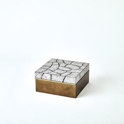 Eggshell Box-Antique Gold Leaf