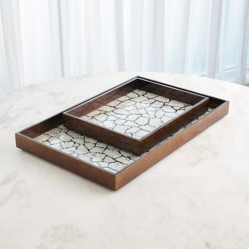 Eggshell Tray-Antique Gold Leaf