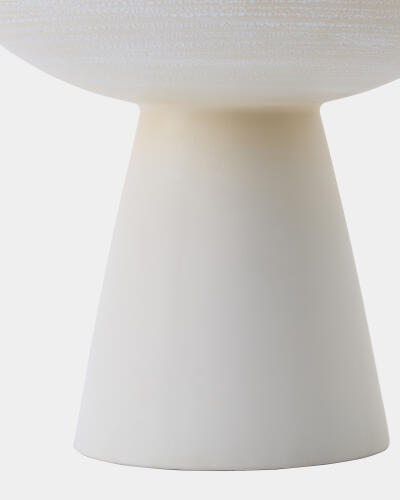 Florentina Footed Bowl-White