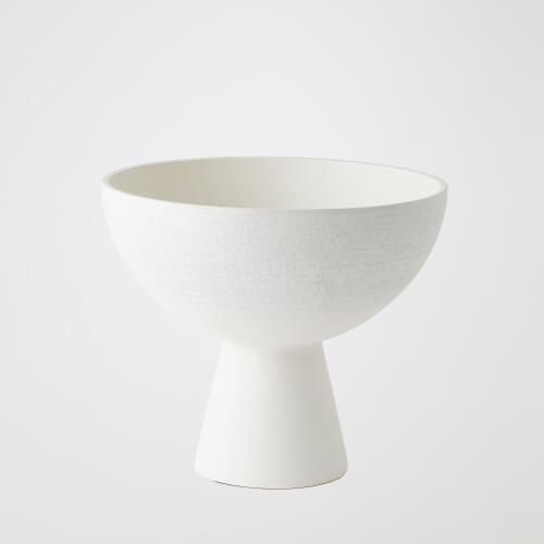 high pedestal bowl-warm white
