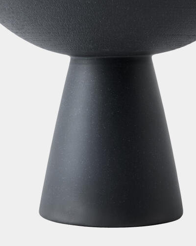 Florentina Footed Bowl-Black