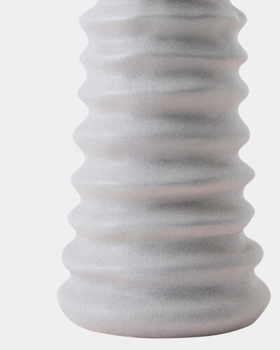 Cresta Vase-Gray Sand