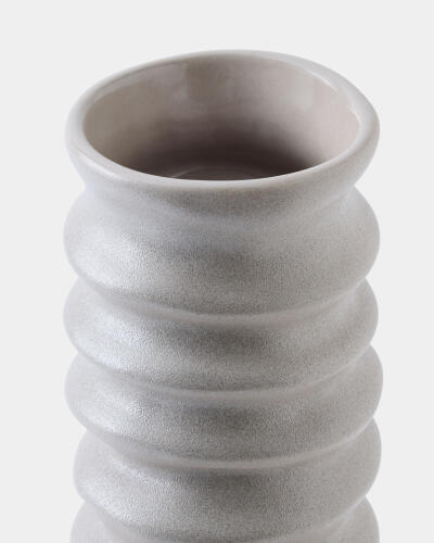 Cresta Vase-Gray Sand