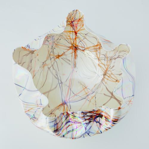 Cambrian Bowl-Orange/Blue