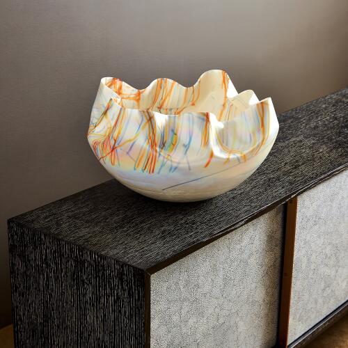 Cambrian Bowl-Orange/Blue