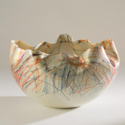 Cambrian Bowl-Orange/Blue