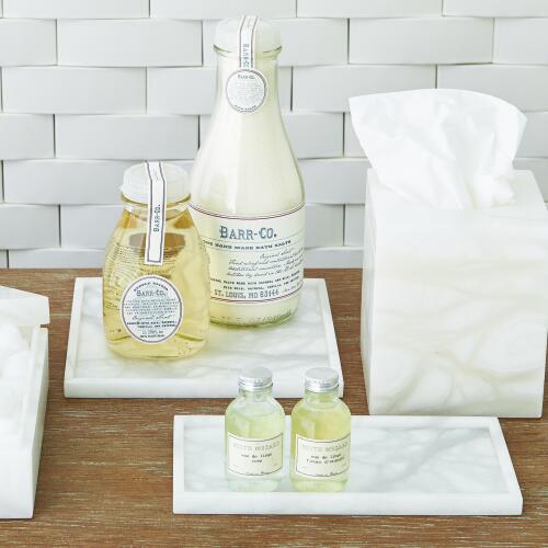 Alabaster Rectangular Plateau