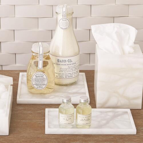 Luca Rectangular Plateau-Alabaster