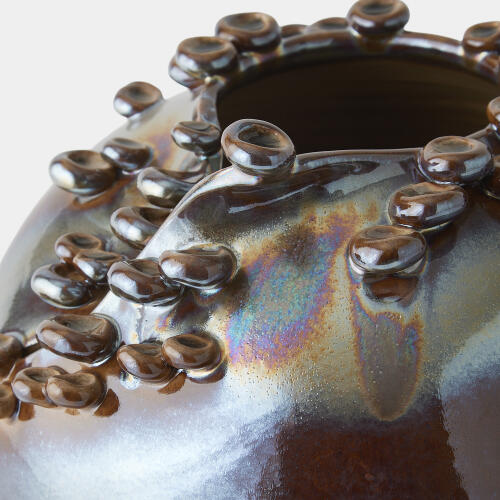 Cascading Reef Vase-Reactive Bronze-Short