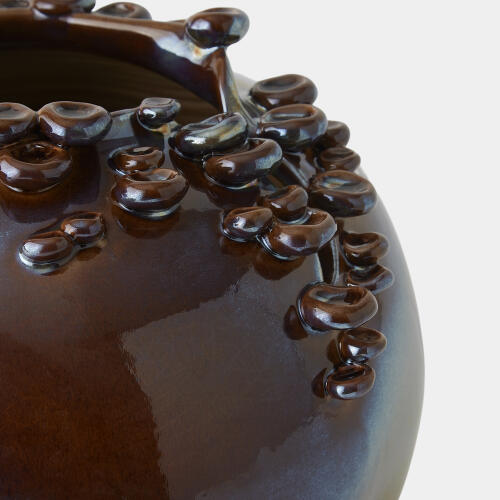 Cascading Reef Vase-Reactive Bronze-Short